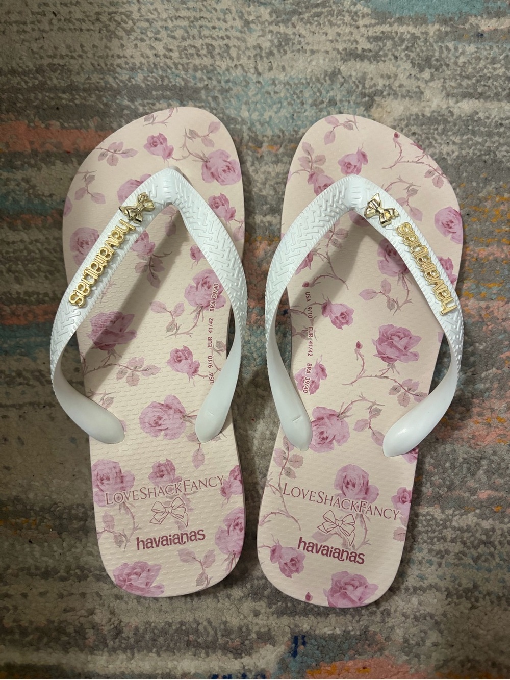 Havaianas LoveShackFancy Flip Flops Women's Size 9/10